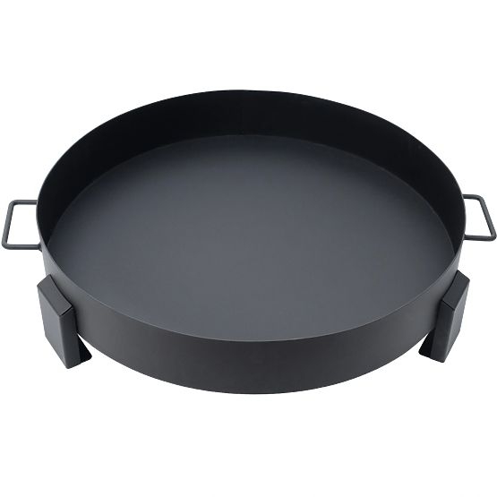 Velké pevné zahradní litinové ohniště 60 cm s držadly ideální pro táborák