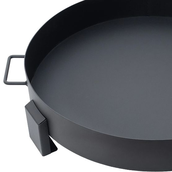 Velké pevné zahradní litinové ohniště 60 cm s držadly ideální pro táborák