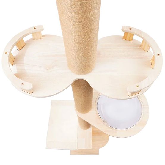 Velký škrabadlo pro kočky Béžový 255-265cm P70503