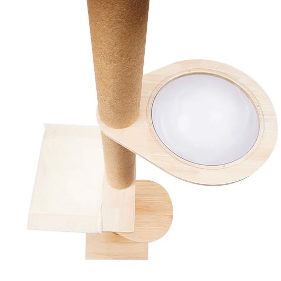 Velký škrabadlo pro kočky Béžový 255-265cm P70503