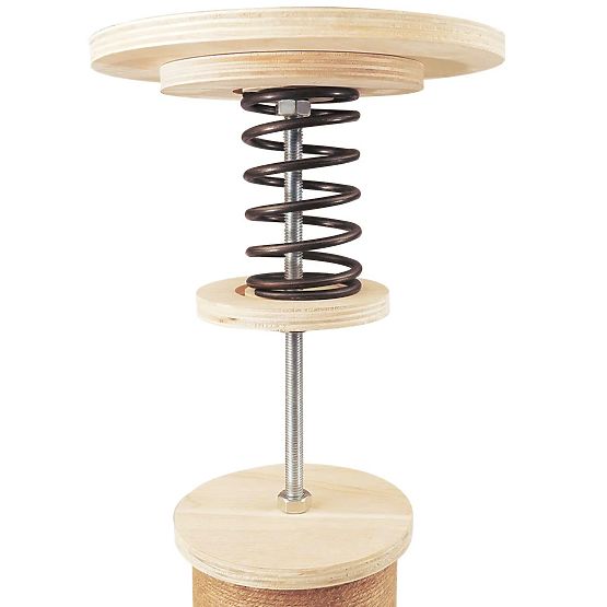 Velký škrabadlo pro kočky Béžový 255-265cm P70503