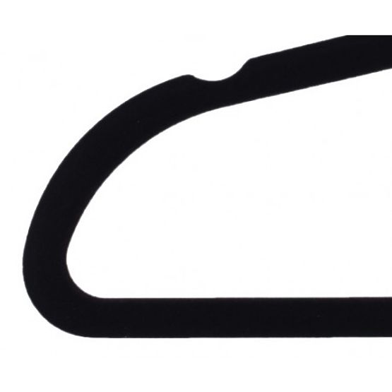 Velurový věšák Maxi sada 5 ks - černý