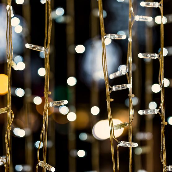 Venkovní závěs 304 LED s dálkovým ovládáním