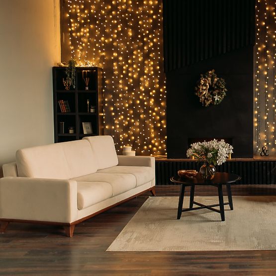 Venkovní závěs 304 LED s dálkovým ovládáním