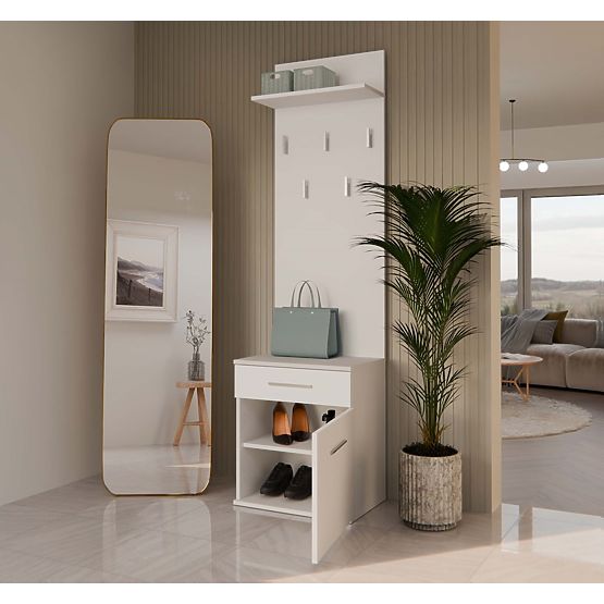 Věšák Duo DUO BÍLÝ