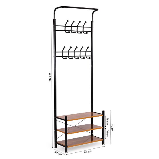 Věšák s policemi na boty ModernHome