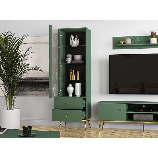 Vitrína Forest menší - zelená