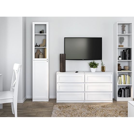 Vitrína PAFOS W40/SH BÍLÁ