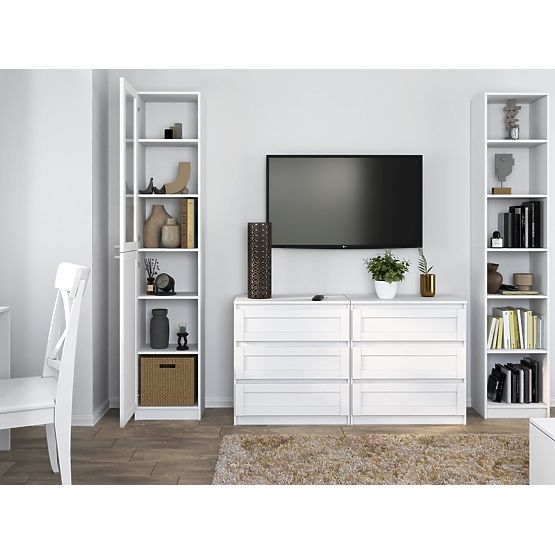 Vitrína PAFOS W40/SH BÍLÁ