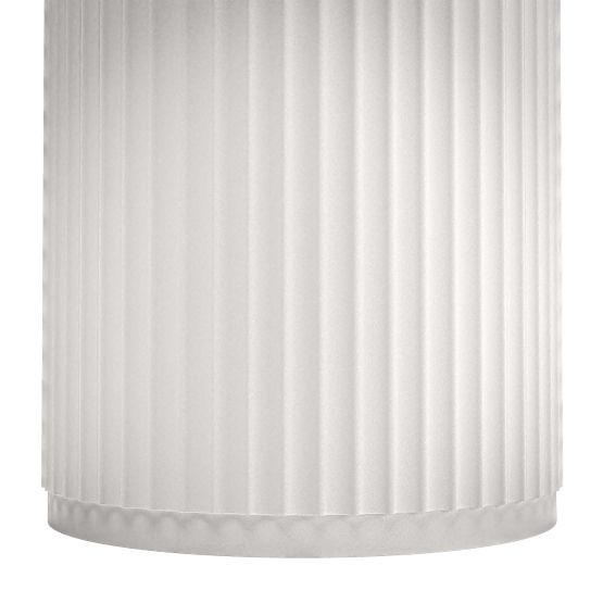 Volně stojící umyvadlo Ciriola, kompozitní, 45x90 cm, bílá, rýhovaná