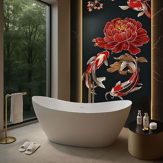 Volně stojící vana Rea Ferrano Slim 170