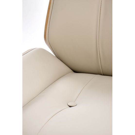 WEBSTER kancelářské křeslo ořechové/béžové