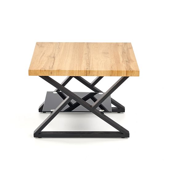 XENA KWADRAT konferenční stolek černý / přírodní (2p=1ks)