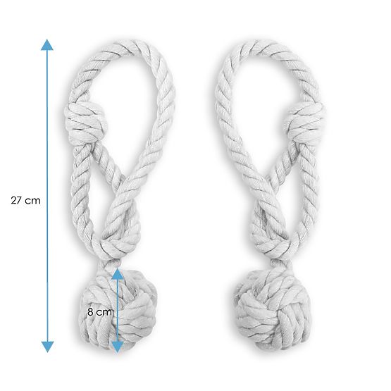 Záclony - doplňky DAUPHIN barva bílá ameliahome