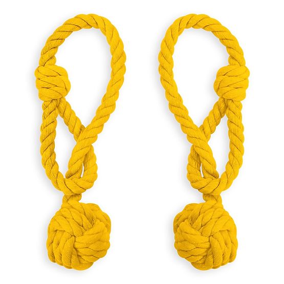 Záclony - doplňky DAUPHIN barva žlutá ameliahome