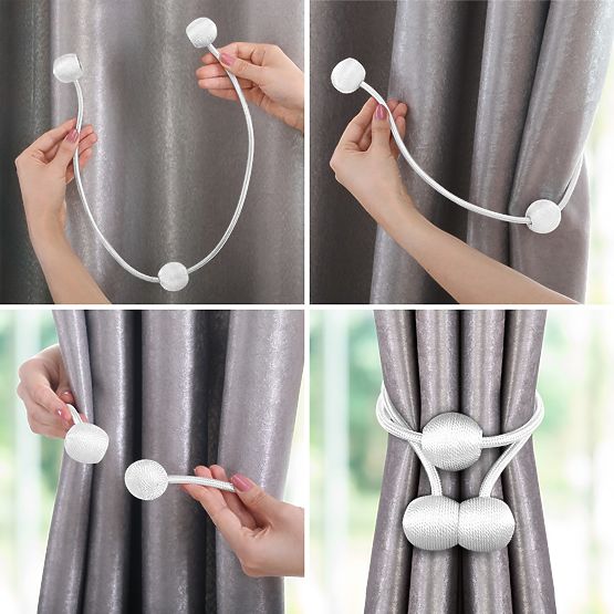 Záclony - doplňky MONTREAL barva lila ameliahome