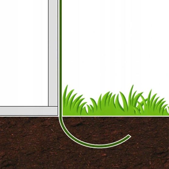 Zahradní fóliovník tunel 3x2x2 m víceúčelový kovový rám bílá fólie 2 vstupy