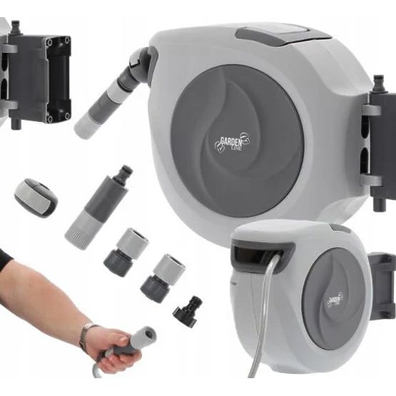 Zahradní hadice s navijákem 30m buben na zeď automatický naviják