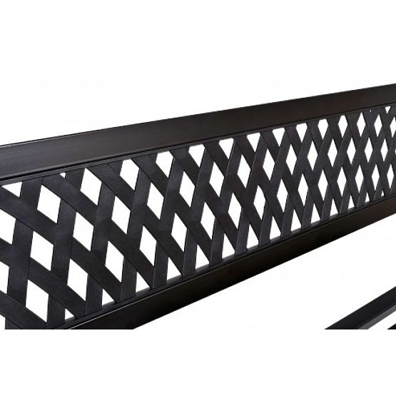 Zahradní lavička ocelová ROMBO