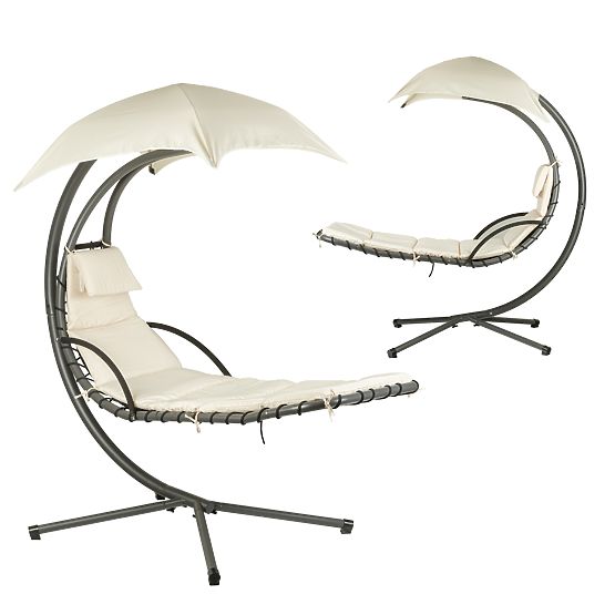 Zahradní lehátko houpačka houpací křeslo závěsný koš ModernHome