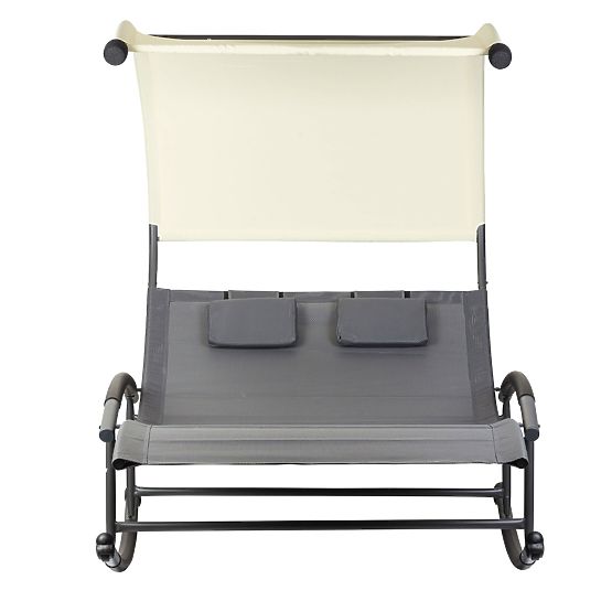 Zahradní lehátko s baldachýnem houpačka