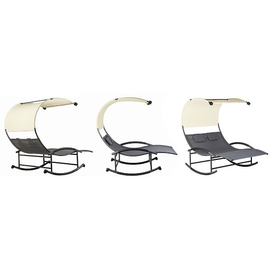 Zahradní lehátko s baldachýnem houpačka