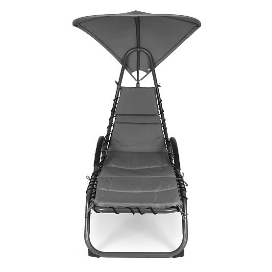 Zahradní lehátko s velkou oválnou stříškou ModernHome