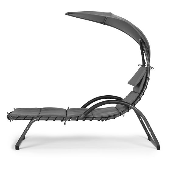 Zahradní lehátko s velkou oválnou stříškou ModernHome
