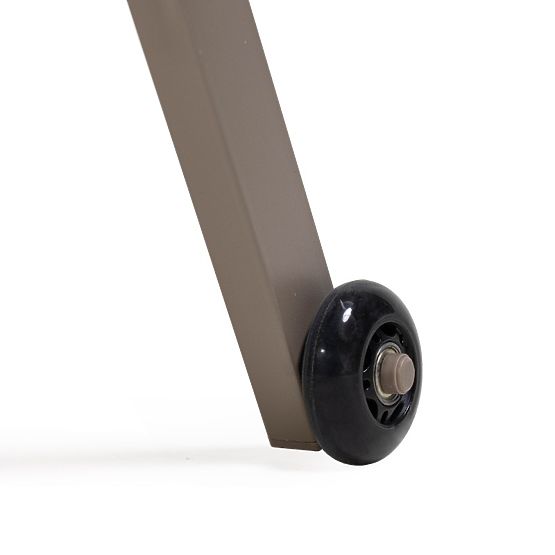 Zahradní lehátko Sandy nastavitelné, světle šedé/béžové