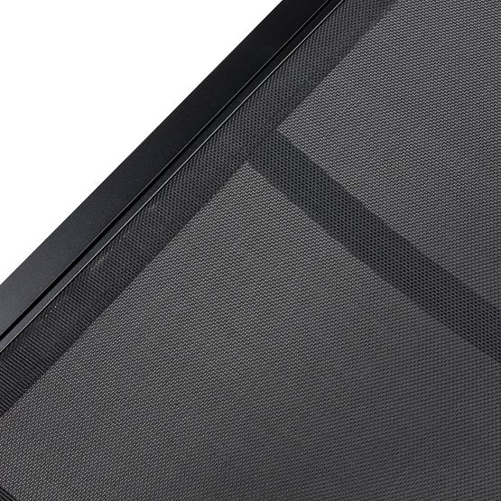 Zahradní lehátko Shelly nastavitelné, hliníkové, grafitové