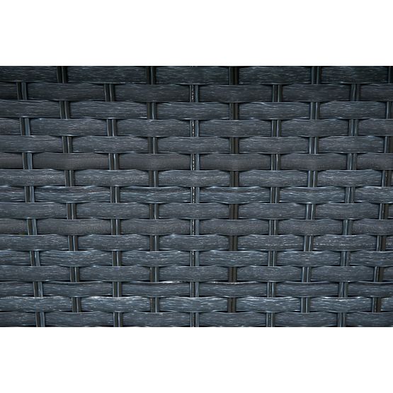 Zahradní lehátko z šedého technoratanu MATTO