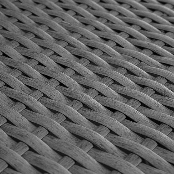 Zahradní nábytková sada FLORENCJA šedá pohovka otomana