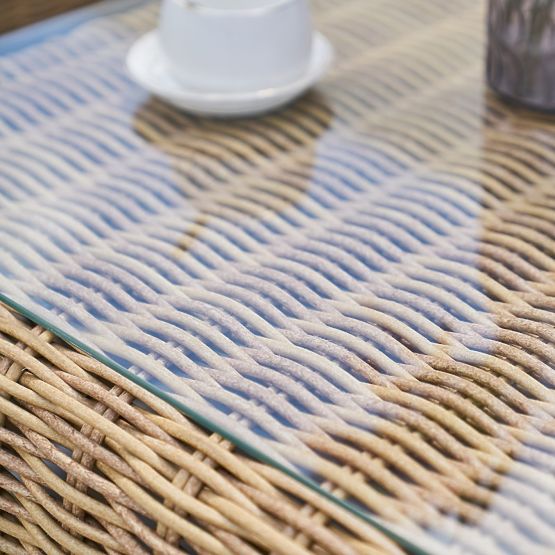 Zahradní nábytková sada Sandy, technoratan, béžová