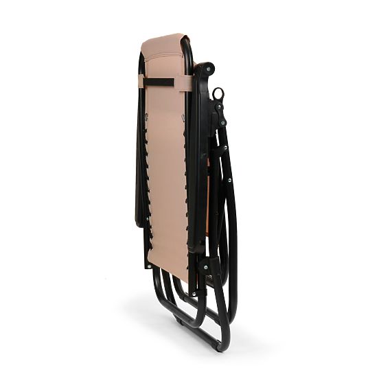 Zahradní plážové lehátko s nastavitelným opěradlem ZERO GRAVITY ModernHome - béžové