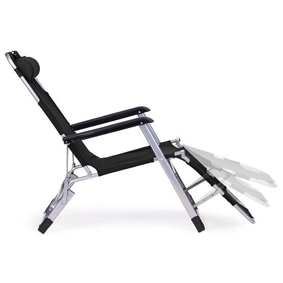 Zahradní plážové skládací lehátko 2v1 křeslo