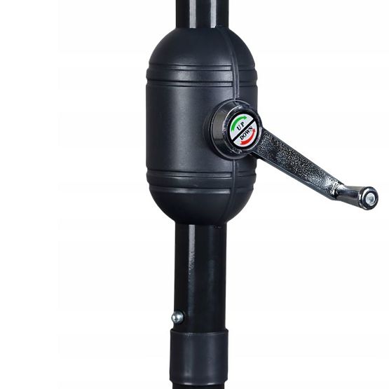 Zahradní půl-slunečník nástěnný na terasu 2,7m zelený