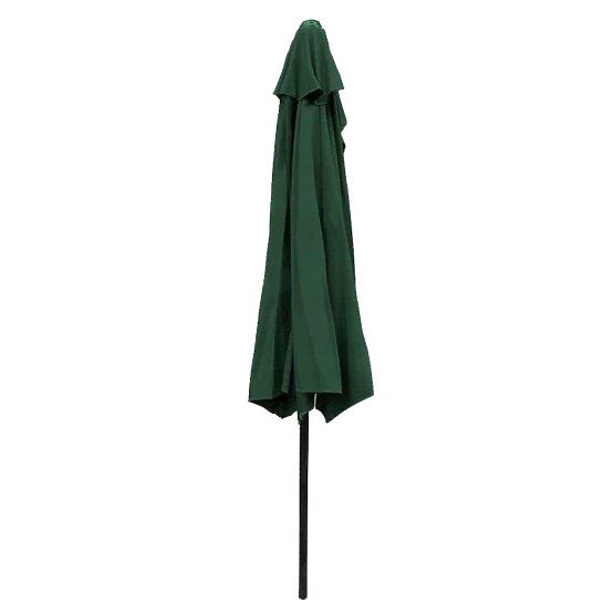 Zahradní půl-slunečník nástěnný na terasu 2,7m zelený