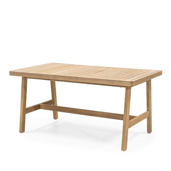 Zahradní rohová souprava se stolem Castello, výplet, akátové dřevo FSC, teakový vzhled, béžová