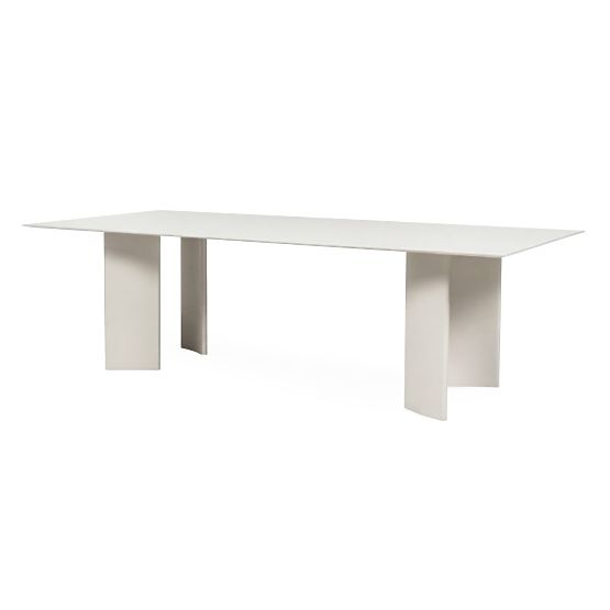 Zahradní set Amarello, stůl 220 cm + 6 židlí, hliníkový, světle béžový/bordově hnědý