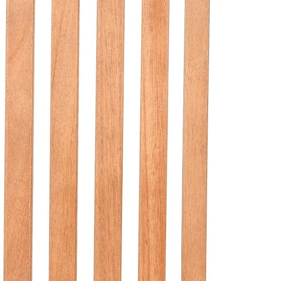 Zahradní set Familis stůl 160 cm + 6 židlí s nastavitelnými opěradly a krémovými polštáři, dřevo