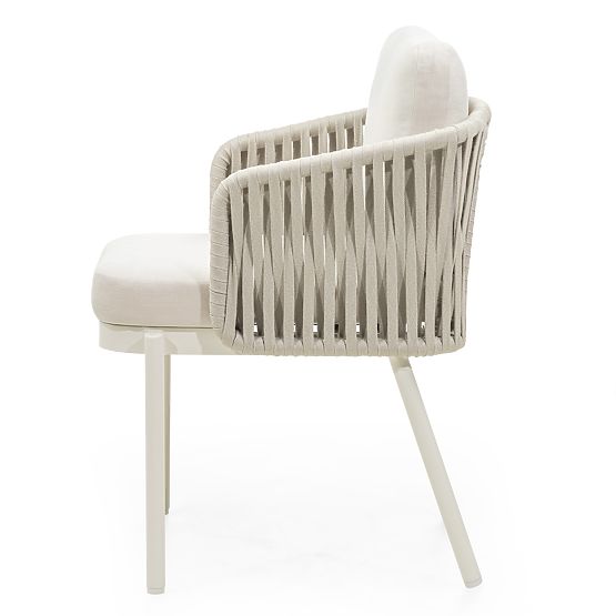 Zahradní set Porticato, rozkládací stůl 211-300 cm + 6 židlí, akáciové dřevo FSC, teakový vzhled