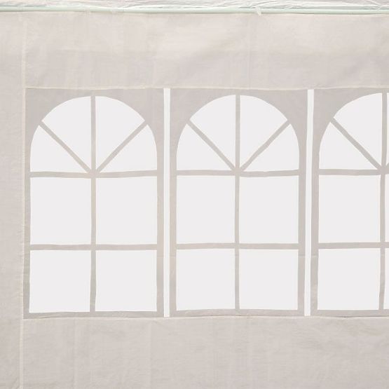 Zahradní stanový pavilon 3x6 m 6 stěn bílý MultiGarden