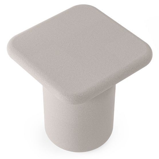 Zahradní stolek Vibonis 42 cm, čtvercový, cementový, světle béžový