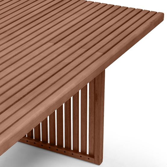 Zahradní stůl Familis ll, 240 cm, eukalyptové dřevo FSC, tmavě hnědý