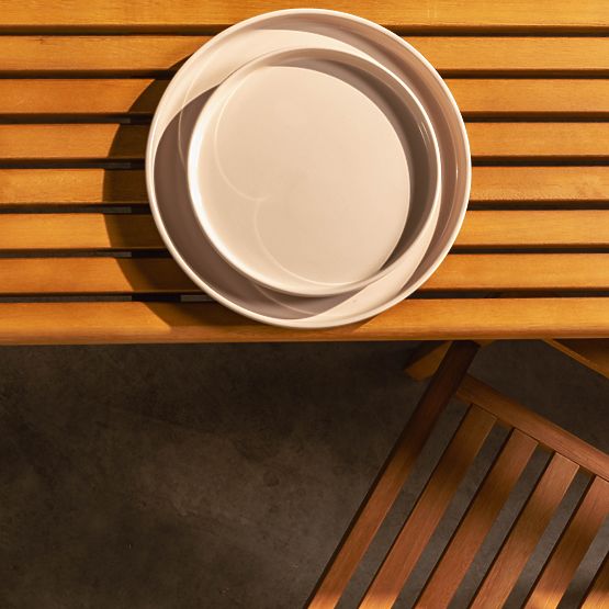 Zahradní stůl Familis ll, 240 cm, teakový vzhled, eukalyptové dřevo FSC