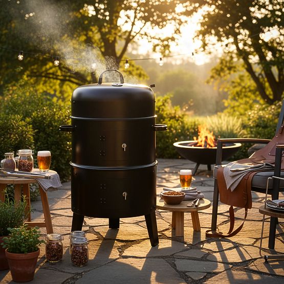 Zahradní udírna grilová pec FUMARO