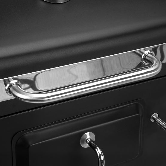 Zahradní uhlíkový gril CARBON černý