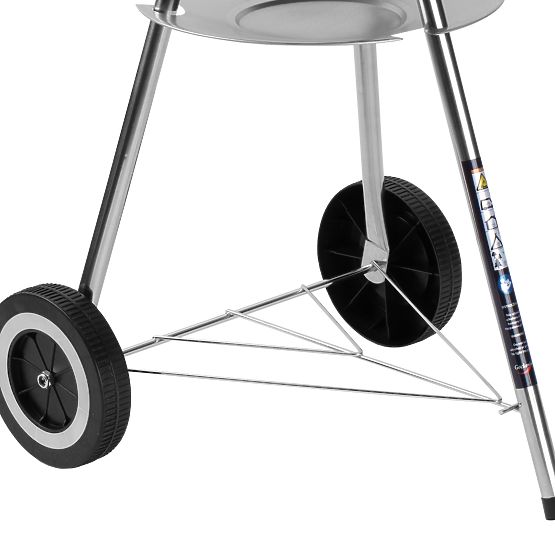 Zahradní uhlíkový gril RUND černý