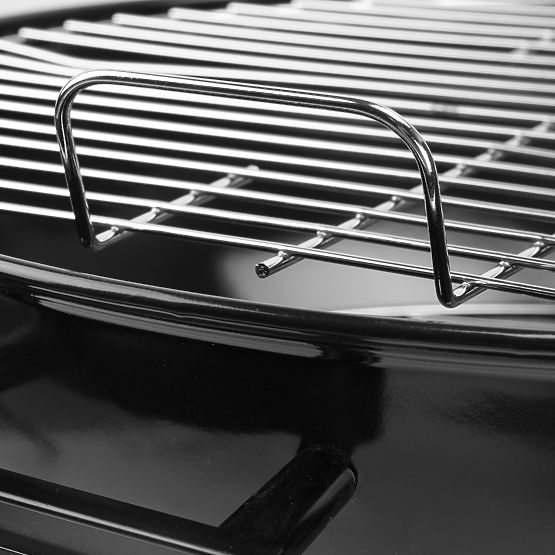 Zahradní uhlíkový gril RUND černý