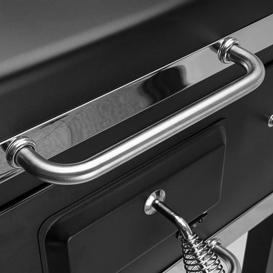 Zahradní uhlíkový gril s poklopem MEJOR